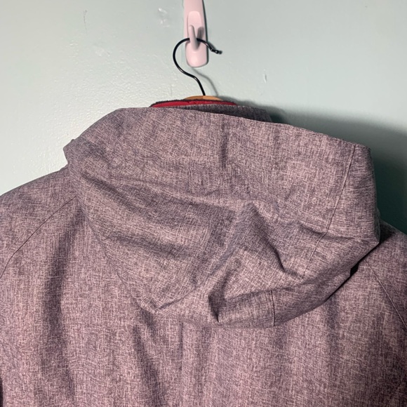 Women’s Zeroxposur Grey/Red 3 in 1 jacket with hood 1 size Medium EUC - Picture 5 of 14